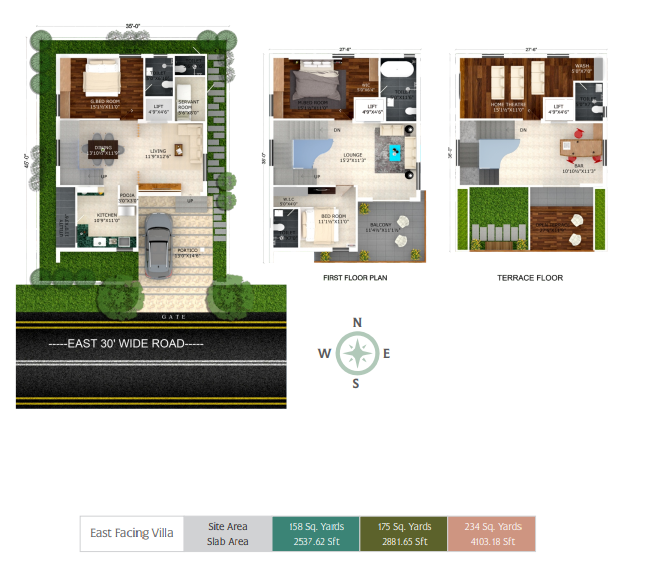 East Villa Master Plan